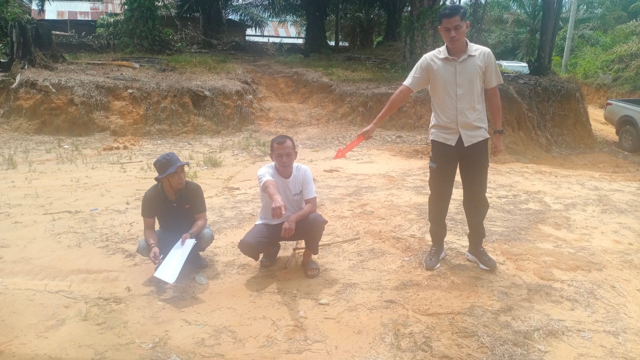 Tim Hukum AsTon Bersama Polres Tebo lakukan Olah TKP, kasus Dugaan Pengeroyokan Di Muara Kilis