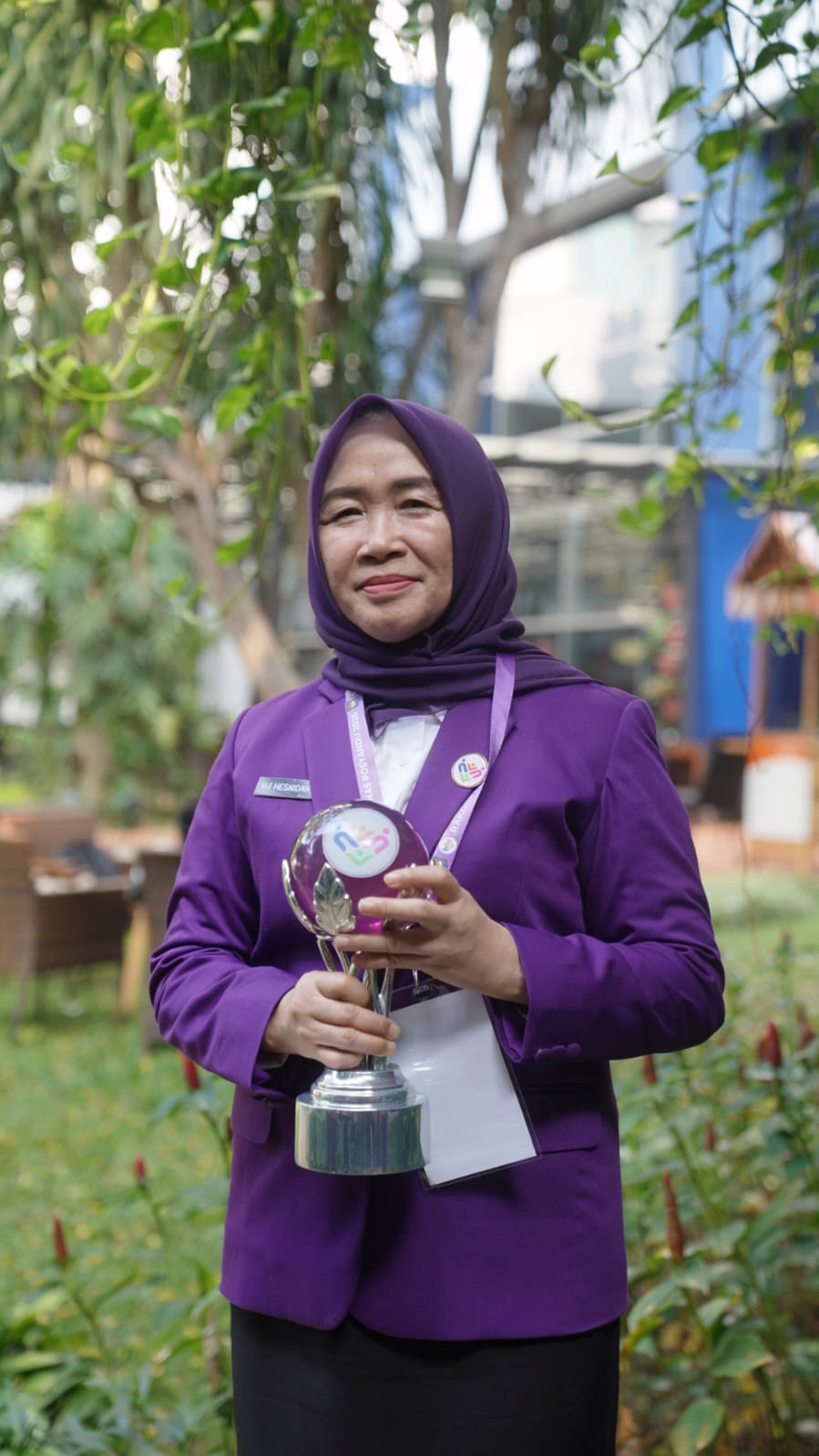 Hj. Hesti Haris Harumkan Provinsi Jambi pada Lomba TP Posyandu Nasional